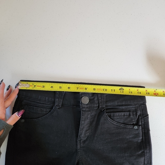 Democracy Absolution Black Shaping Skinny Jeans High Waisted Rise Denim Size 6 - Picture 8 of 11